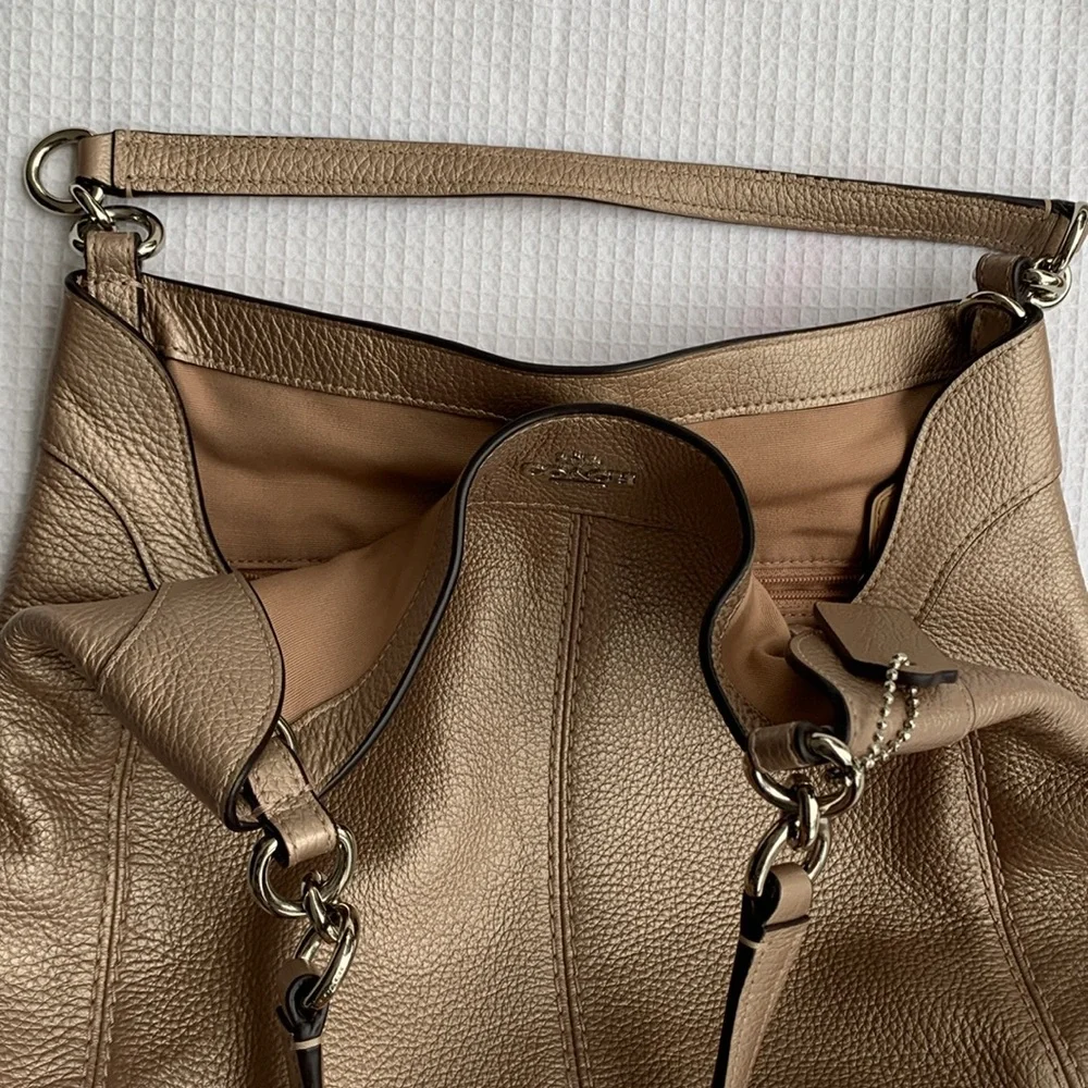 Coach metallic sheen purse